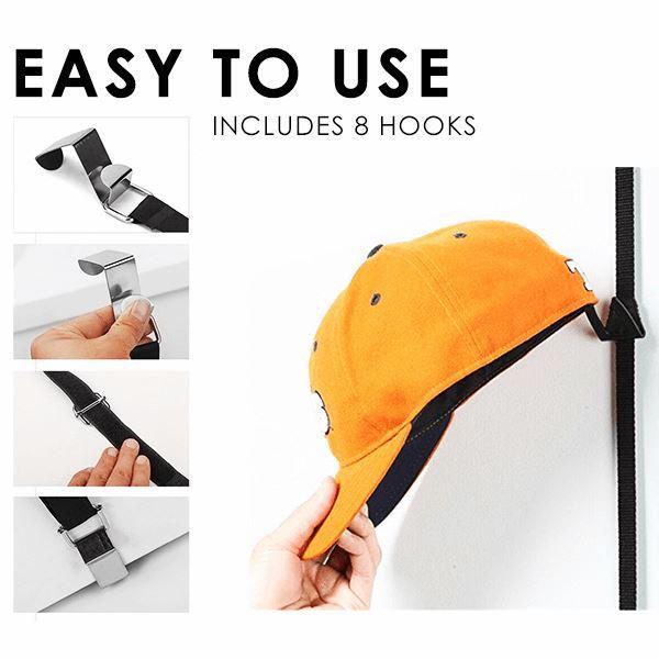 Adjustable Cap & Bag Door Rack