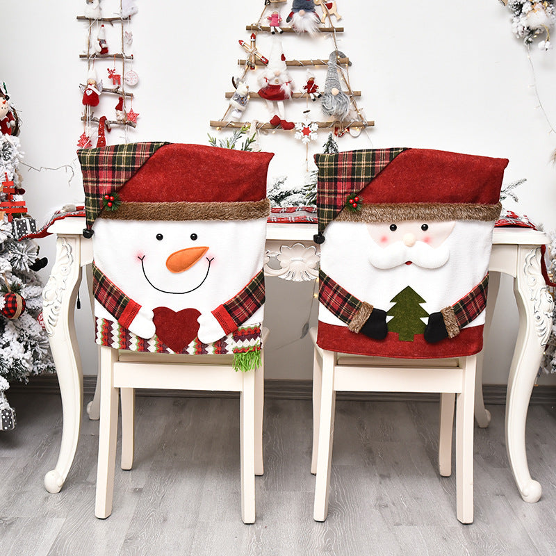 Christmas Back Chair Slip Covers