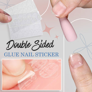 Double Side Glue Nail Sticker