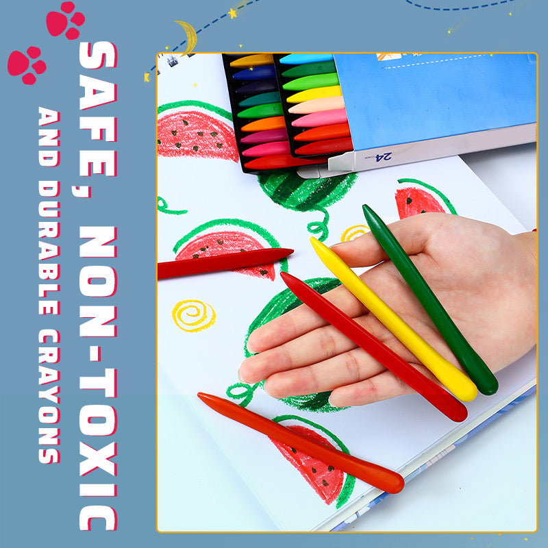 Washable No Dirty Hands Crayons