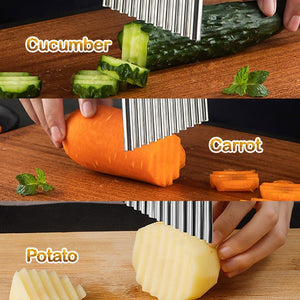 Professional Potato Crinkle Cutter 
