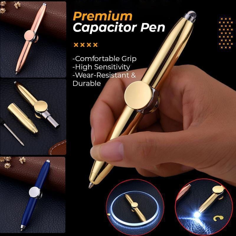 Ball Pen Fingertip Gyro Pen Flash Spinning Ballpoint Pen