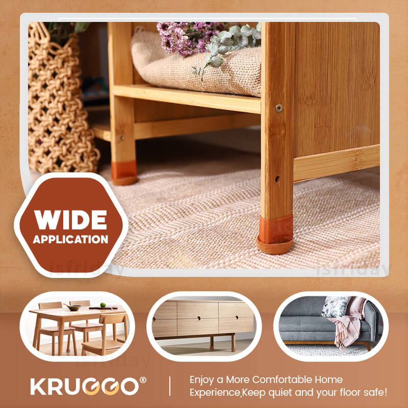 Kruggo® Verbesserte stumme Möbel-Beinschoner (4 PCS/SET)
