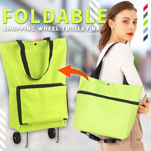 Foldable Shopping Wheel Trolley Bag