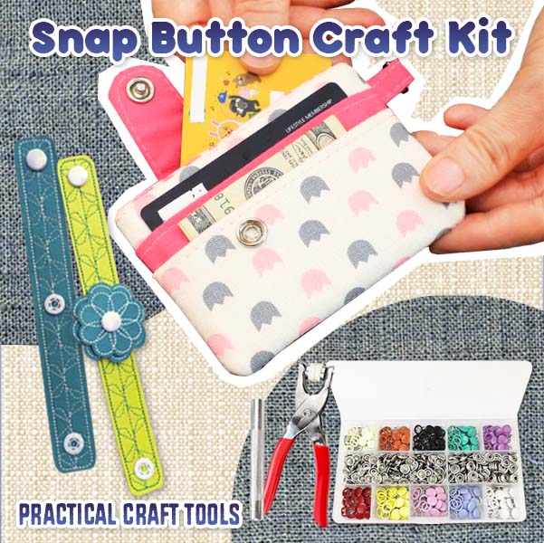 Snap Button DIY Craft Kit
