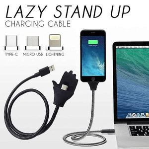 Lazy Stand Up Charging Cable