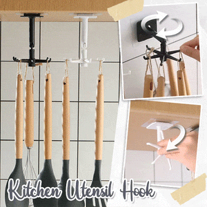 360° Rotating Kitchen Utensil Hook