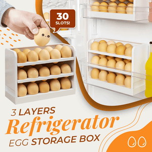 3 Layers Refrigerator Egg Storage Box