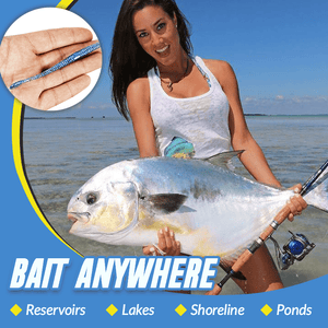 Fish Bait Plastic Rigged Worm