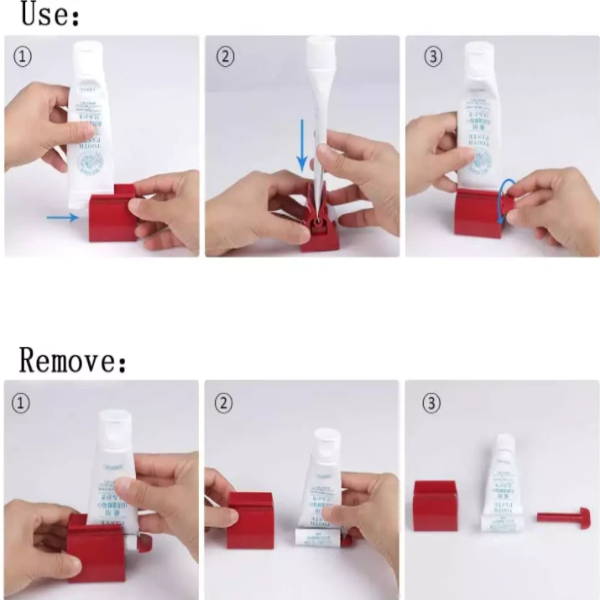 Easy-Squeeze Toothpaste Holder