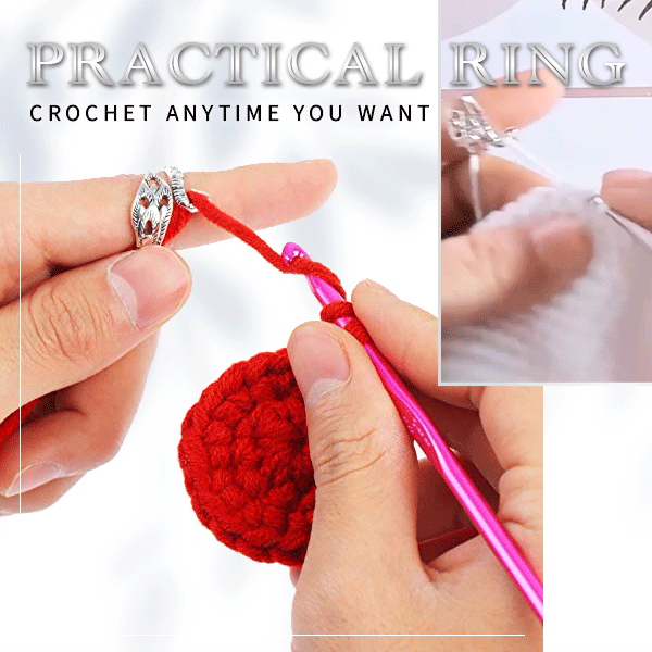 Peacock Knitting Crochet Yarn Guide Ring